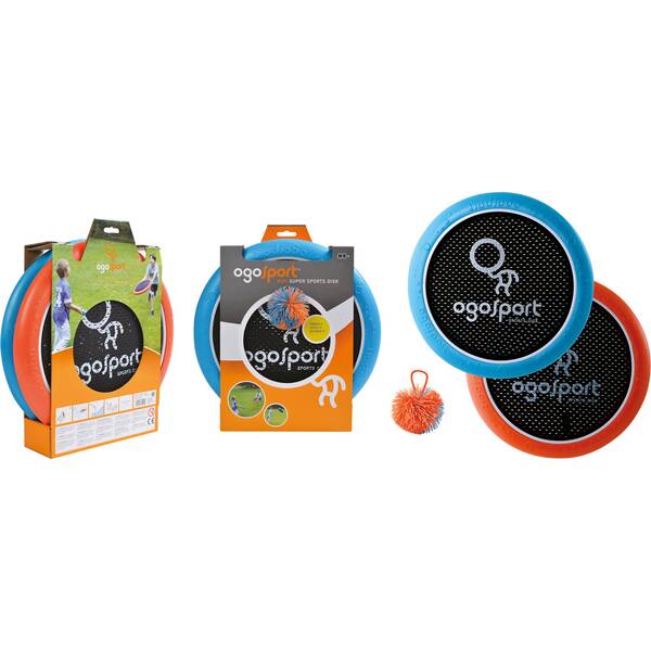 OGOSPORT Set, 2 Ogo Softdiscs (orange+ blau) +1 OGO Ball 000 -