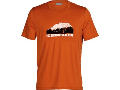 ICEBREAKER Herren Shirt M T-Lite II SS Tee Icebreaker Mountain Orange
