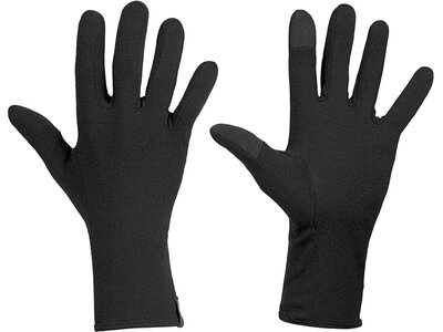 ICEBREAKER Herren Handschuhe Adult 260 Tech Glove Liner Schwarz