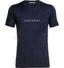 Vorschau: ICEBREAKER Herren Shirt Icebreaker Logo SS Crewe Icebreaker Wordmark