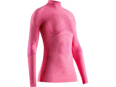 X-BIONIC Damen Unterhemd ® ENERGY ACCUMULATOR 4.0 SHIRT TURTLE NECK LG SL WMN Pink