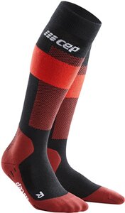 CEP merino socks, skiing, tall, v2, women 040 IV