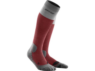 CEP Damen Hiking Light Merino Socks Rot
