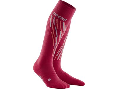 CEP Damen Ski Thermo Socks Rot