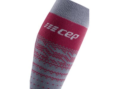 CEP Damen Ski Thermo Merino Compression Socks Grau