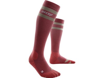 CEP Damen hiking 80??'s socks, tall, women Rot