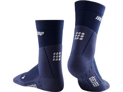 CEP Damen Cold Weather Mid Cut Socks Blau