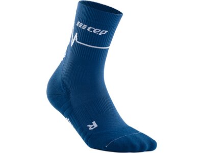 CEP Herren Heartbeat Mid Cut Socks Blau