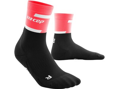 CEP Herren the run socks, mid cut, v4 Pink