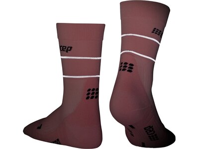 CEP Damen Reflective Mid Cut Socks Pink