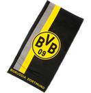 Vorschau: BVB-Handtuch mit Logo im Streifenmuster 50x100cm