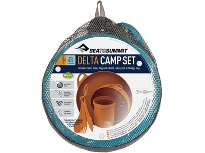 SEA TO SUMMIT Camping Zubehör Delta Camp Set (Bowl, Plate, Mug, Cutlery) Pacific Blue Blau