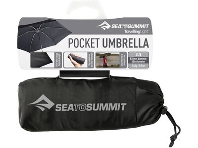 SEA TO SUMMIT Regenschutz Mini Umbrella Black Schwarz