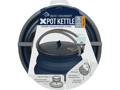 SEA TO SUMMIT Geschirr X-Pot Kettle 2.2 Litre Grau