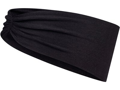 BUFF Damen COOLNET UV+ TAPERED HEADBAND SOLID BLACK Schwarz