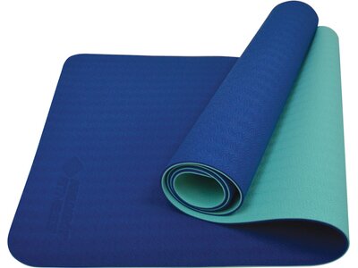 Schildkröt Fitness Yogamatte 4mm BICOLOR - Navy/Mint Blau