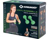 Vorschau: SCHILDKRÖT FITNESS Schildkröt VINYL HANTEL Set, 2x 1,0kg (green), in 4C-Box, M-2022