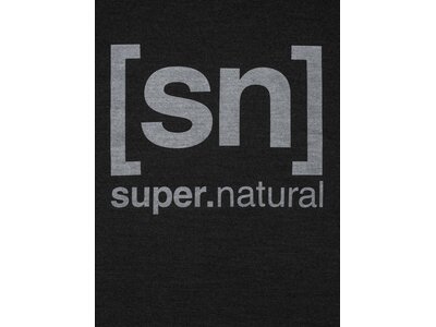 SUPER.NATURAL Herren Shirt ALPINE Schwarz