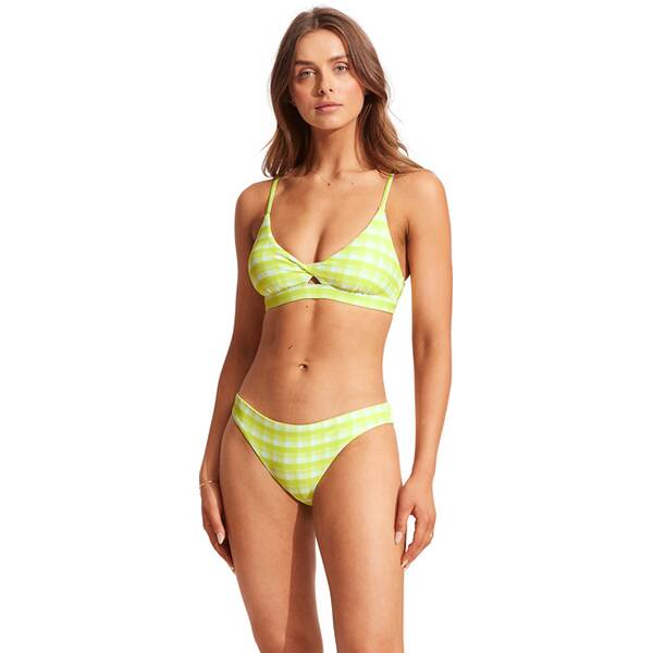 SEAFOLLY Damen Bikinioberteil Portofino Twist Front Bralette › Gelb  - Onlineshop Intersport