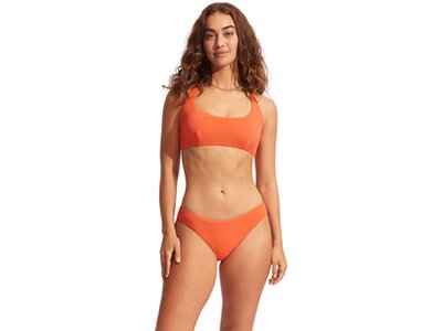 SEAFOLLY Damen Bikinioberteil Sea Dive Scoop Neck Halter Orange