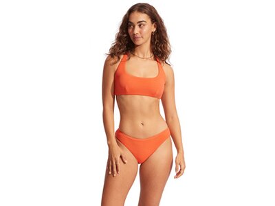 SEAFOLLY Damen Bikinioberteil Sea Dive Scoop Neck Halter Orange
