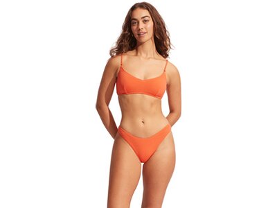 SEAFOLLY Damen Bikinihose Sea Dive High Cut Pant Orange