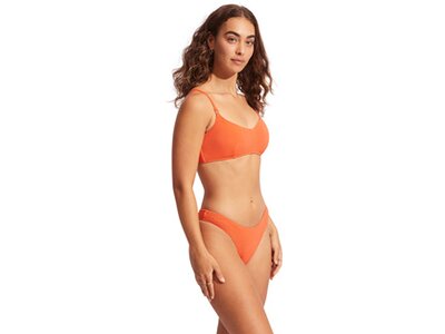 SEAFOLLY Damen Bikinihose Sea Dive High Cut Pant Orange