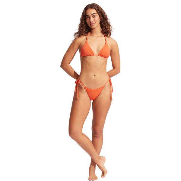 SEAFOLLY Damen Bikinihose Sea Dive Tie Side Rio Pant › Orange  - Onlineshop Intersport