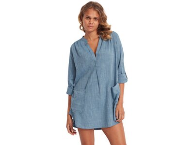 SEAFOLLY Damen Strandkleid "Boyfriend Beach Shirt" Blau
