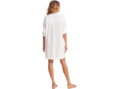 SEAFOLLY Damen Hemd Essential Cover Up Weiß