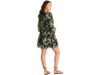 SEAFOLLY Damen Kleid Palm Paradise Tier Dress Schwarz