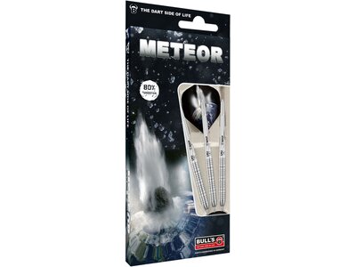 BULL'S Dartpfeil Meteor MT4 Steel Dart Silber