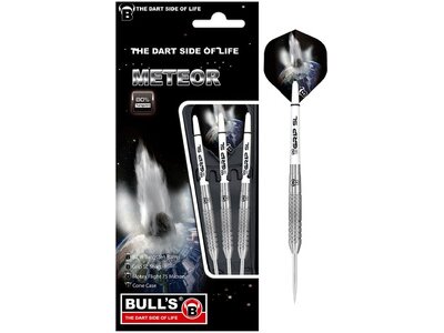 BULL'S Dartpfeil Meteor MT8 Steel Dart Silber