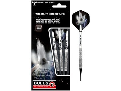BULL'S Dartpfeil Meteor MT1 Soft Dart Silber