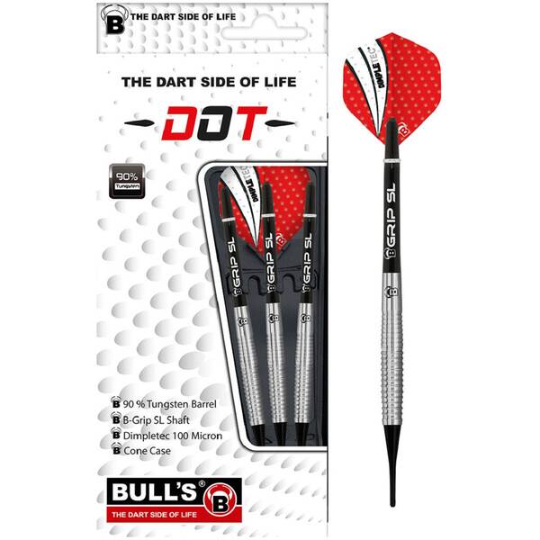 BULL'S Dartpfeil Dot D1 90% Tungsten Soft Dart AN8003