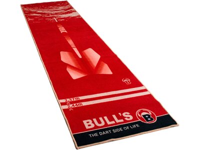 BULL'S Dartboard Carpet-Mat 180 red Rot