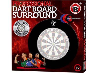 BULL'S Dartboard Pro Dart Board Surround 1tlg. Schwarz