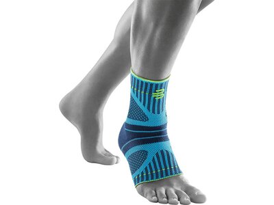 BAUERFEIND Sprunggelenkbandage, Sportbandage Fuß Sports Ankle Support Dynamic Blau