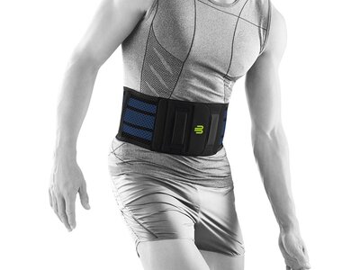 BAUERFEIND Rückenbandage, Bandage Rücken Sports Back Support Schwarz