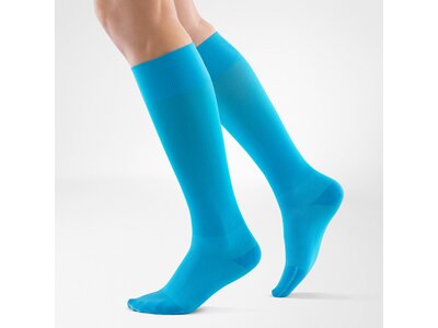 BAUERFEIND SPORTS Sportsocken Sports Compression Socks Run&Walk (long) Blau
