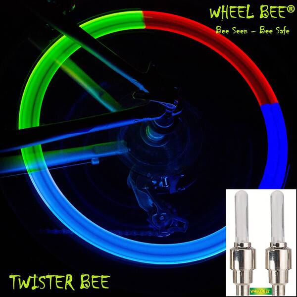 WHEEL BEE LED Bicycle Lights Twister, 2pcs. Blistercard