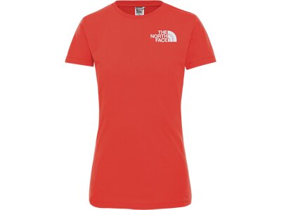 THE NORTH FACE Damen T-Shirt EASY Rot