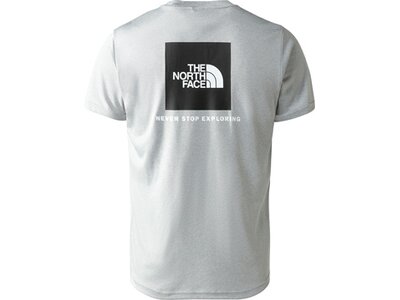 THE NORTH FACE M REAXION RED BOX TEE Silber
