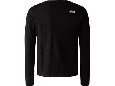 THE NORTH FACE Kinder Shirt TEEN L/S EASY TEE Schwarz