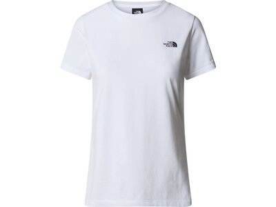 THE NORTH FACE Damen Shirt W S/S SIMPLE DOME TEE Weiß