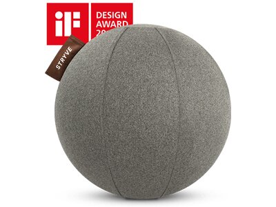 STRYVE Balancegerät Active Ball Wollfilz Grau 70cm Grau