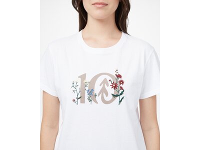 TENTREE Damen Shirt W Floral Logo Grau