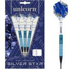 Vorschau: UNICORN Dartpfeil Unicorn Silver Star Blue Gary Anderson Soft Darts