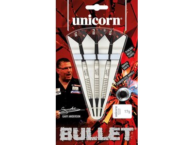 Unicorn Bullet Gary Anderson Soft Darts Silber