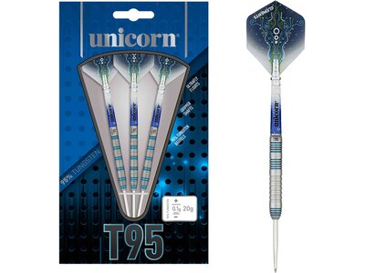 Dartpfeil Unicorn Core XL T95 Steel Darts Silber